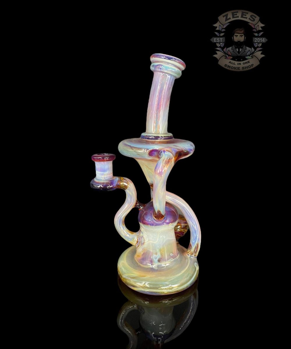 Alternative view of LOGI GLASS ART 2:1 AMBER PURPLE RECYCLER