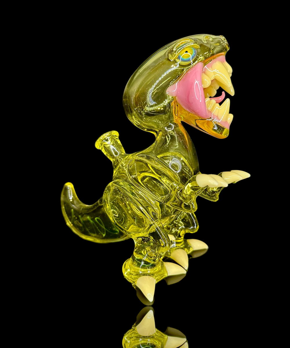 ELBO GLASS: 8” XL SERUM CFL FULL SIZE OPEN MOUTH RAPTOR 2023