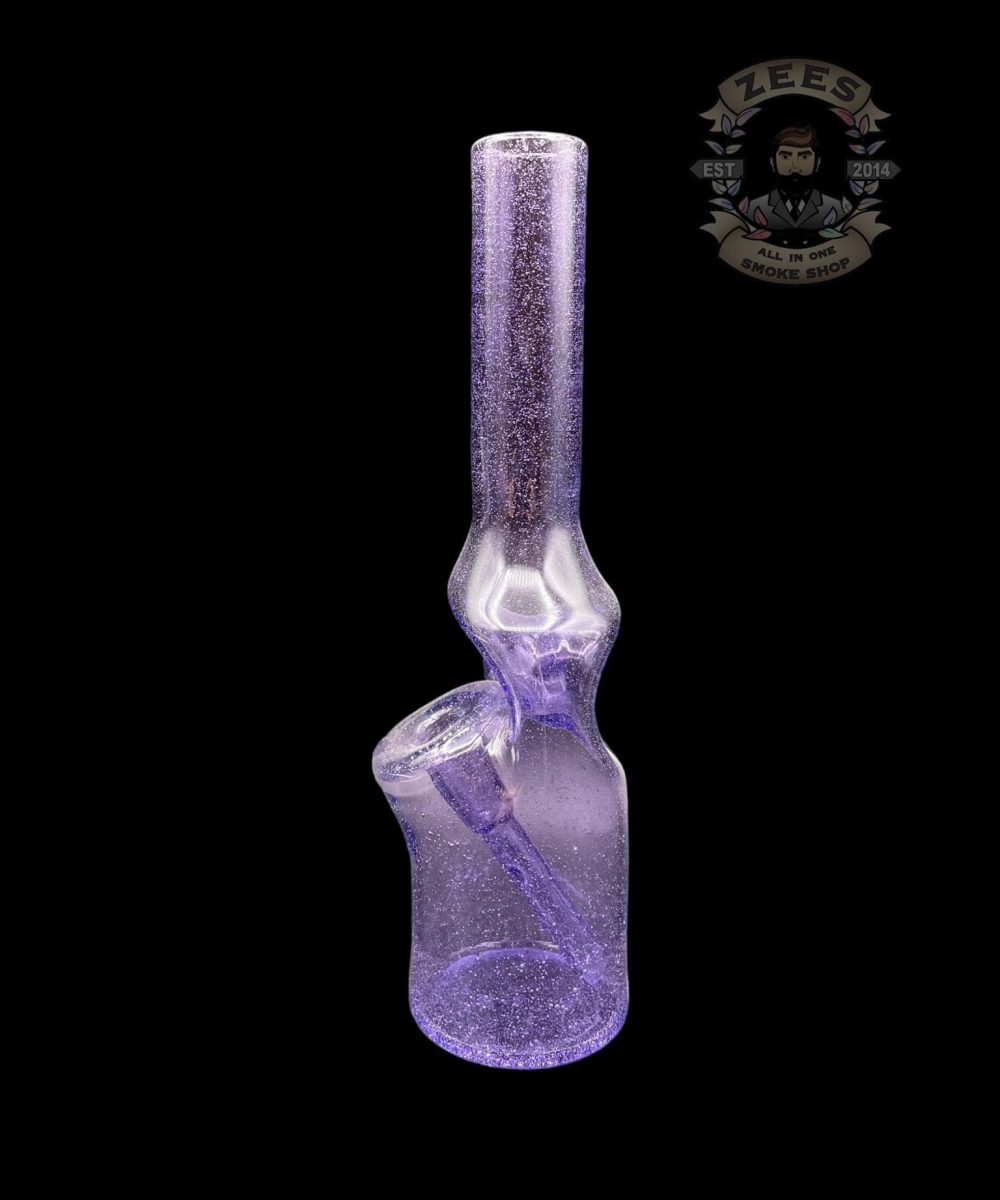 Alternative view of BRO-D GLASS ART: PURPLE LOLLIPOP BOTTLE RIG #22