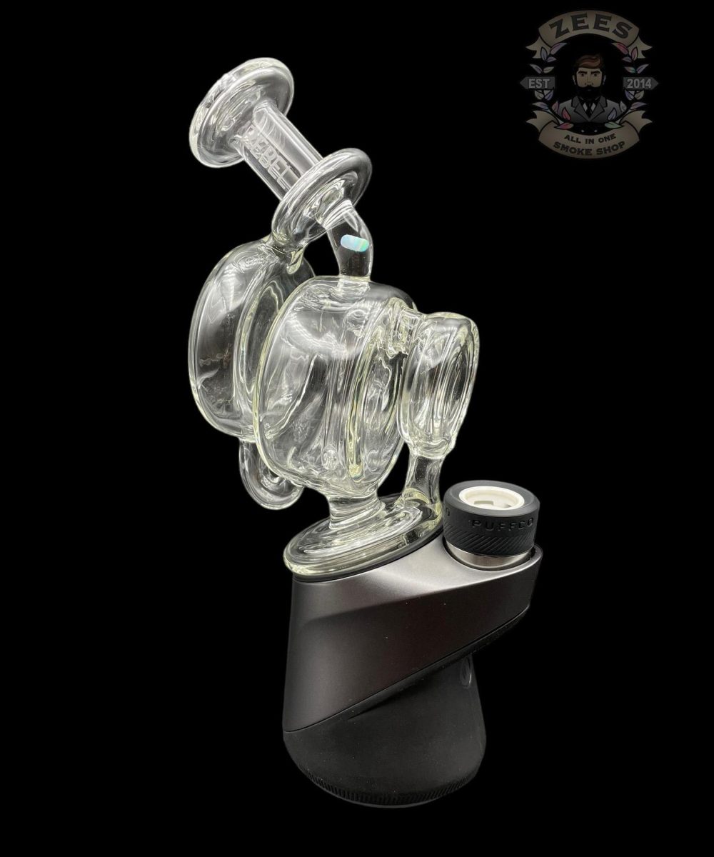 REBEL GLASS: CLEARV2 RECYCLER PUFFCO PEAK ATTACHMENT
