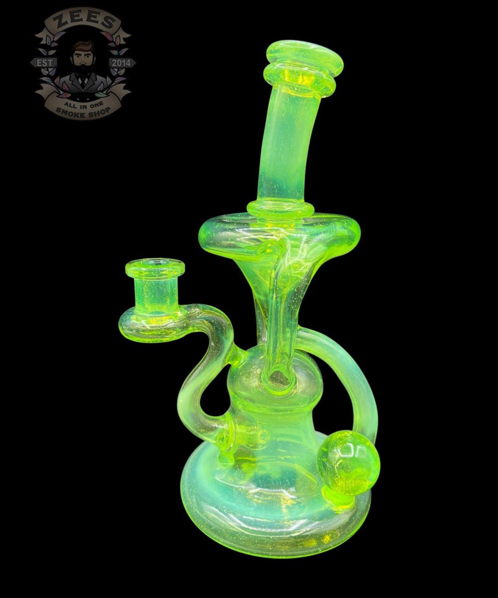 Alternative view of LOGI GLASS ART 2:1 SLYME GREEN FLOATER RECYCLER