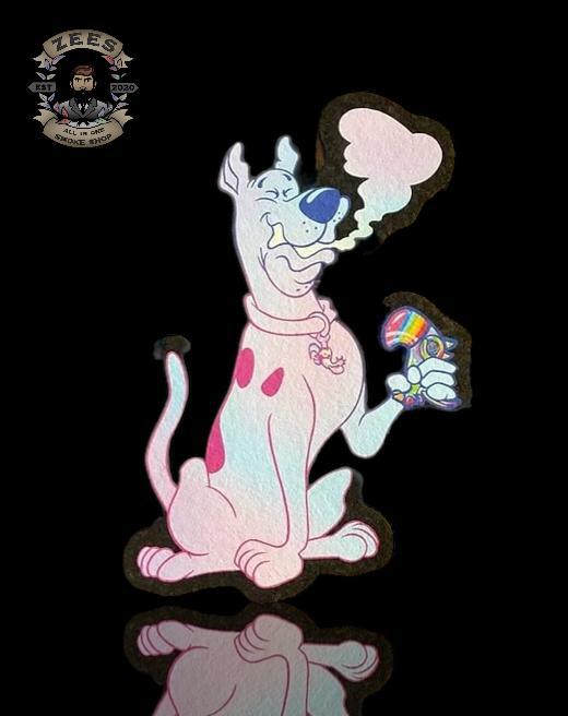 MOOD MATS X RJ GLASS X SCOOBY'S SMOKE SHOP: 12" COTTON CANDY SCOOBS MOOD MAT