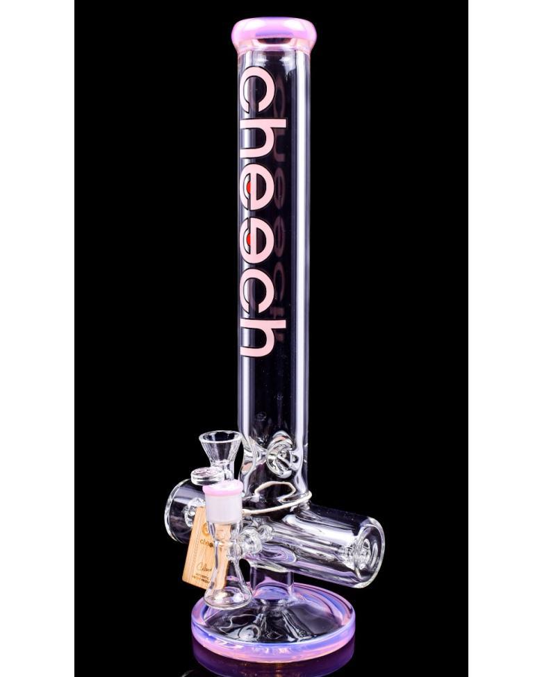 Alternative view of CHEECH GLASS™: 17" INLINE TUBE BONG W/ PERC AND ICE CATCH