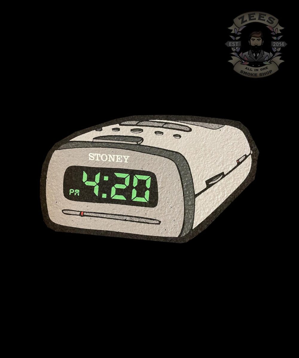 MOOD MATS: FOREVER ROLLING HIGH x ORFIN UV 4:20 CLOCK