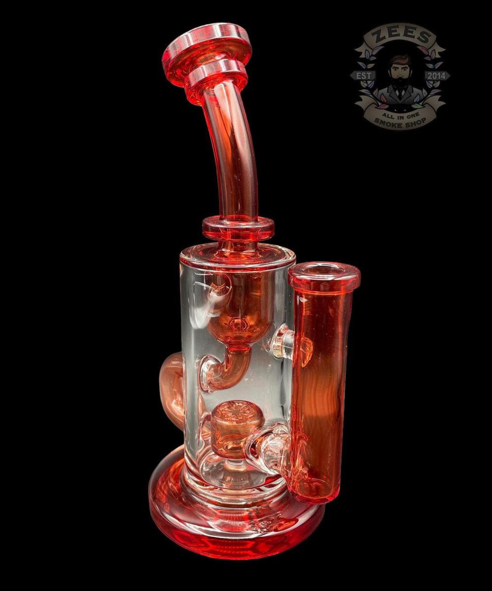 FATBOY GLASS: POMEGRANATE KLEIN INCYCLER RIG