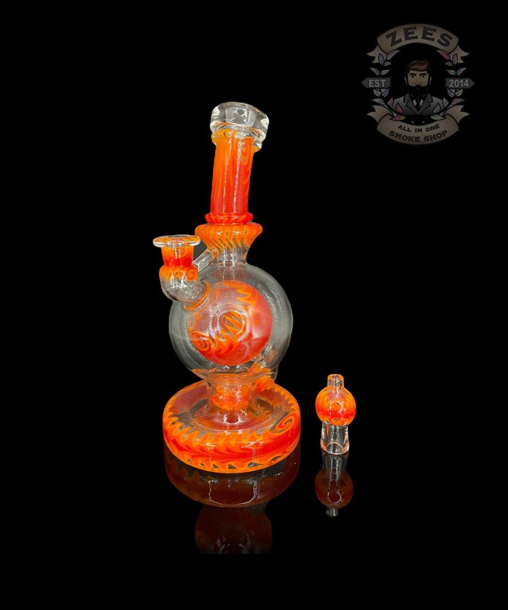 BRENT 503: 8" LAVA WIG WAG BALL RIG W/ MATCHING CAP