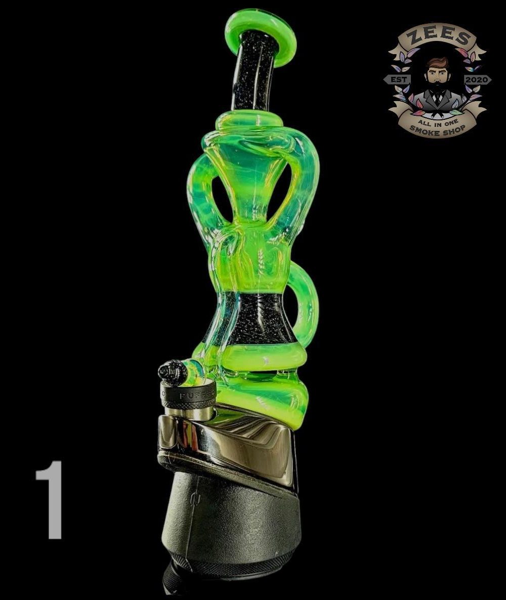HAPPY TIME GLASS: FULL COLOR PUFFCO PEAK ATTACHMENT