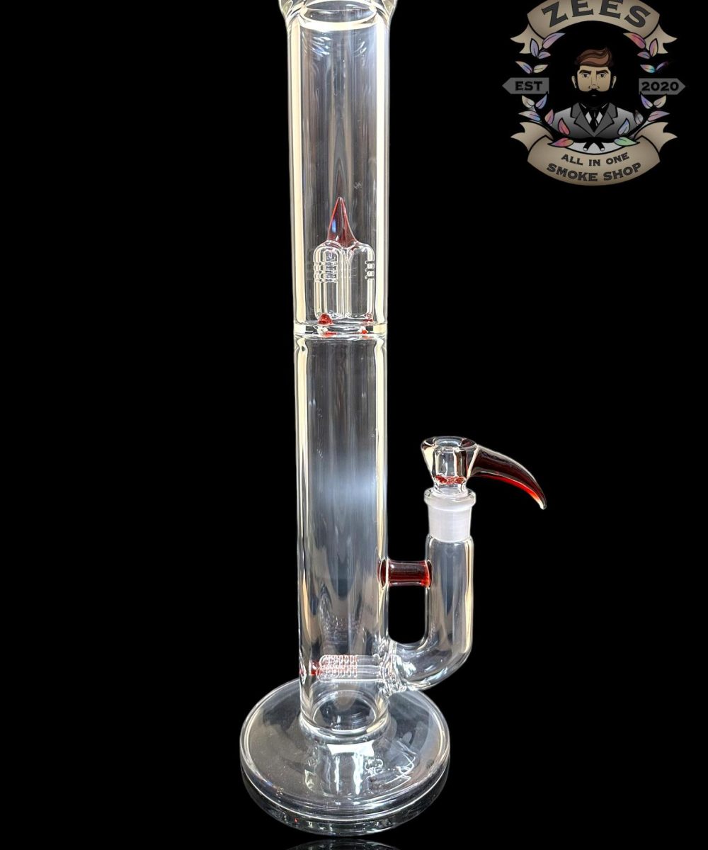 KENTA KITO: DOUBLE GRIDDED STEM STRAIGHT TUBE GOLD RUBY