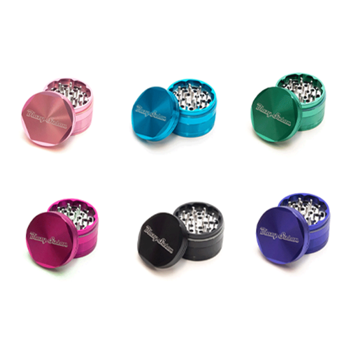 BLAZY SUSAN: 4-PIECE 2.5" ALUMINUM GRINDER