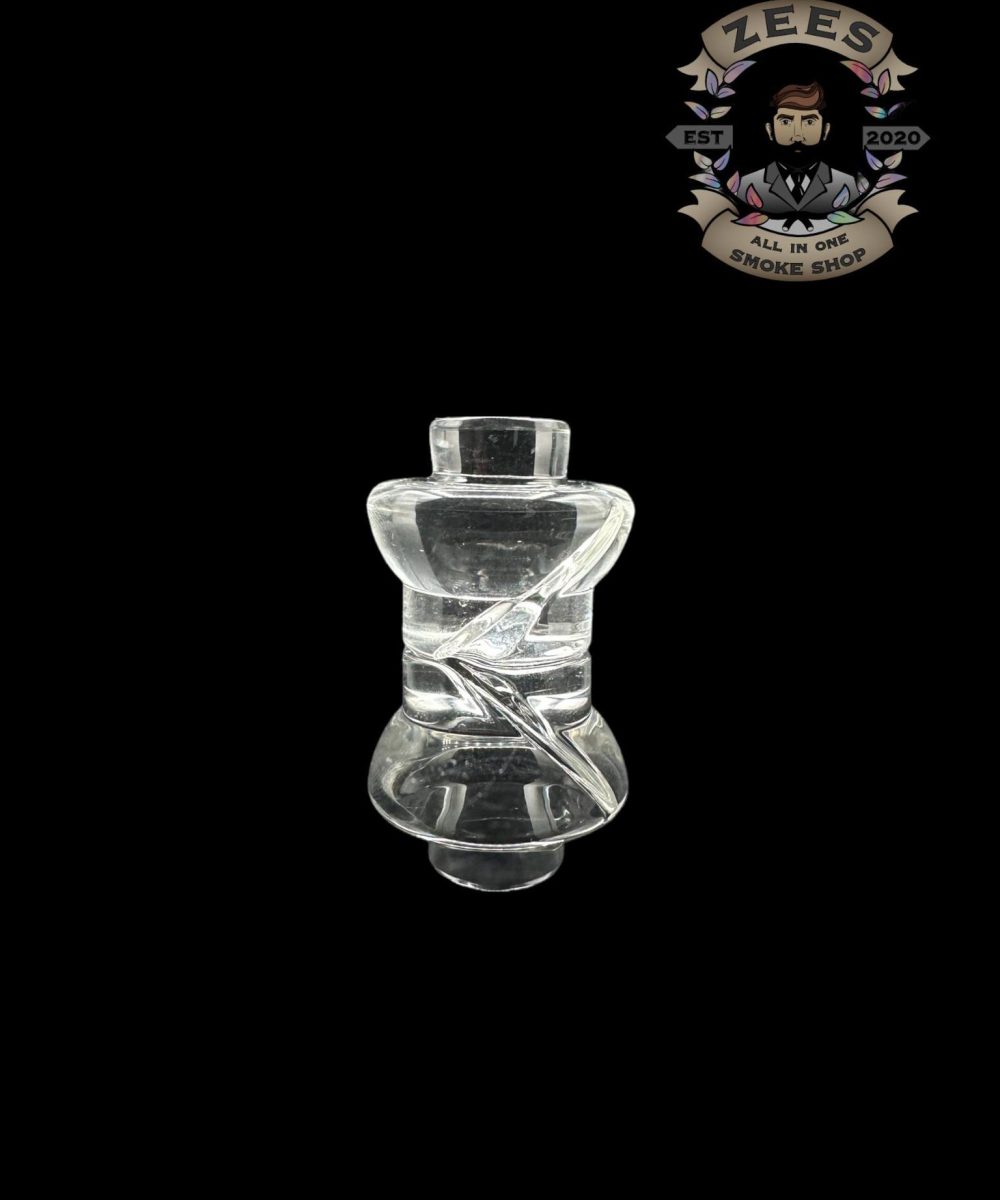 ONETRICKPONY: CLEAR ROCKULUS XL SPINNER CAP AND SLURPER TOPPER