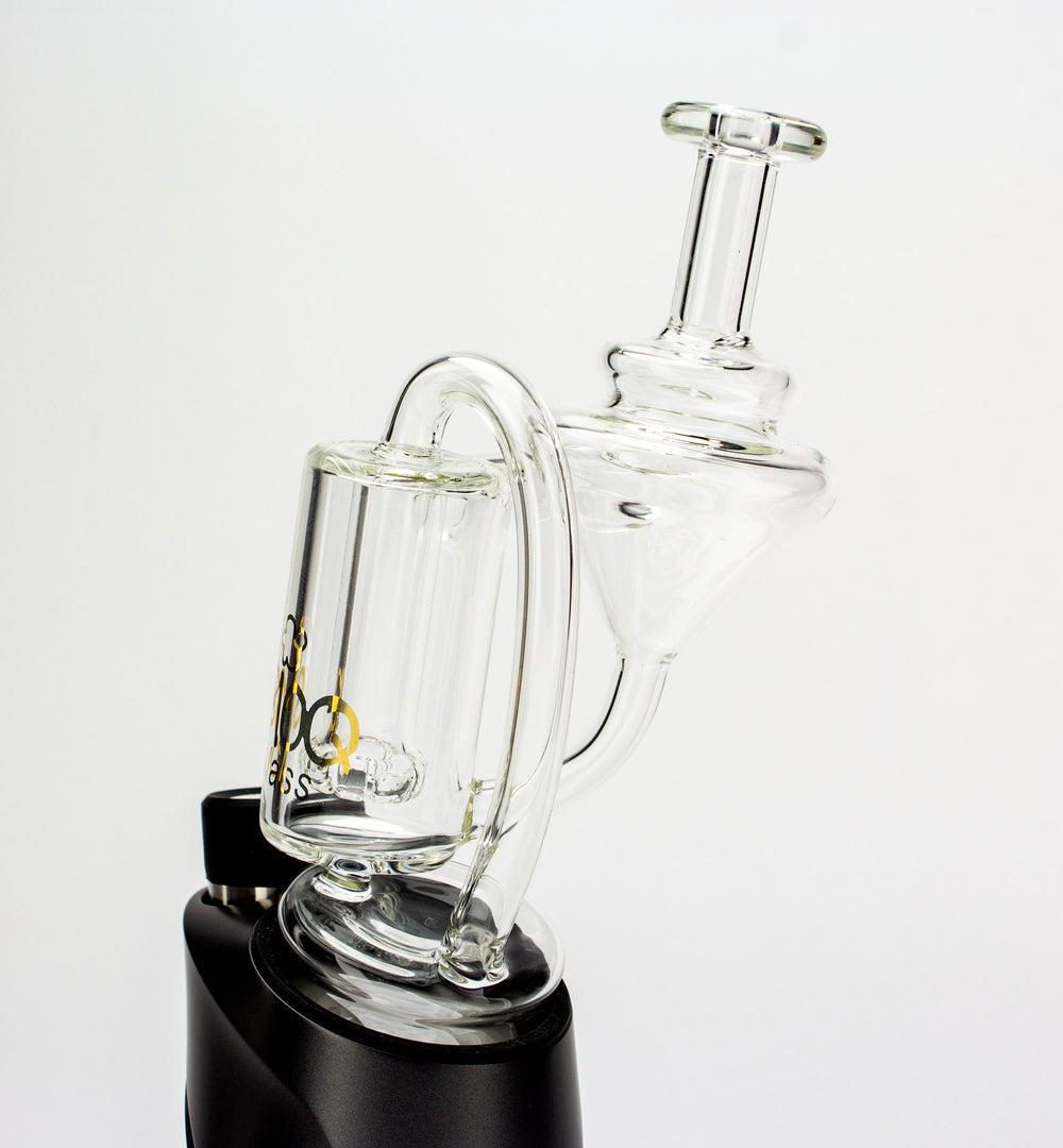 Alternative view of SMOQ GLASS: DUAL DRAIN PUFFCO PEAK ATTACHMENT
