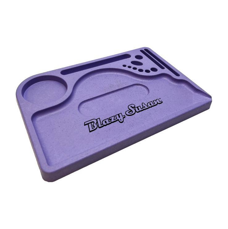 Alternative view of BLAZY SUSAN: COLORED HEMP PLASTIC ROLLING TRAY