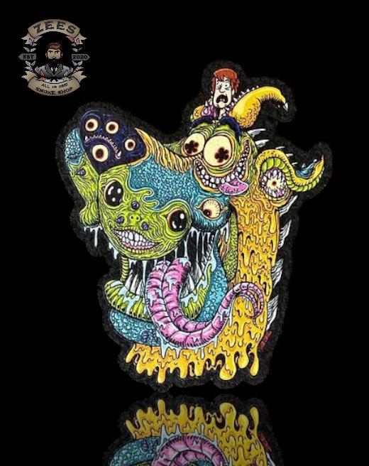 MOOD MATS X ROBISREALART X SCOOBY'S SMOKE SHOP: 12" MYSTERY MONSTER MOOD MAT