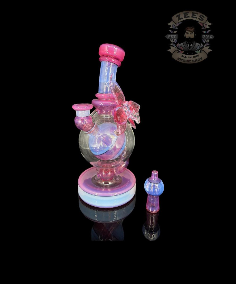 BRENT 503: 8" KARMALINE x GHOST FLOWER BALL RIG W/ MATCHING CAP