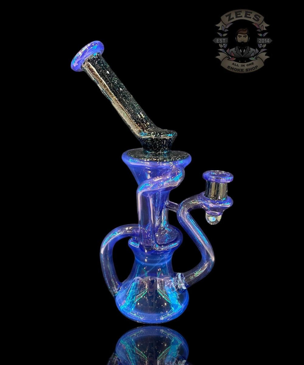 HUMADETHAT: CRUSHED OPAL x BLUE NEBULA DUAL UPTAKE FLOATER RECYCLER