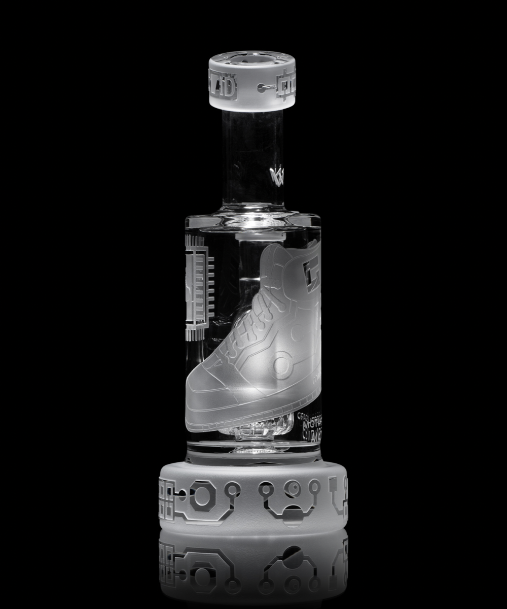 Alternative view of MILKY WAY GLASS: 6" CLEAR MOTHERBOARD MID RIG 2023 (MK-1320)