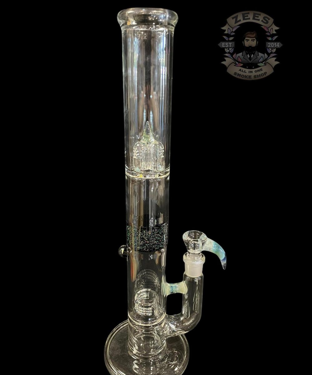 KENTA KITO: 360 GRID STRAIGHT TUBE CRUSHED OPAL OZONE