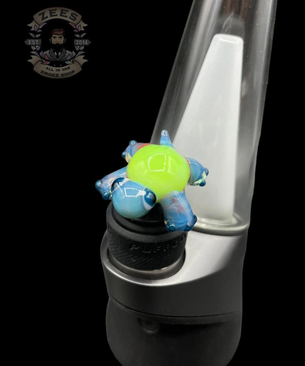 Alternative view of CHEVELLE GLASS: CRUSHED OPAL TURTLE PUFFCO PEAK PRO BALL CAP (1-24)