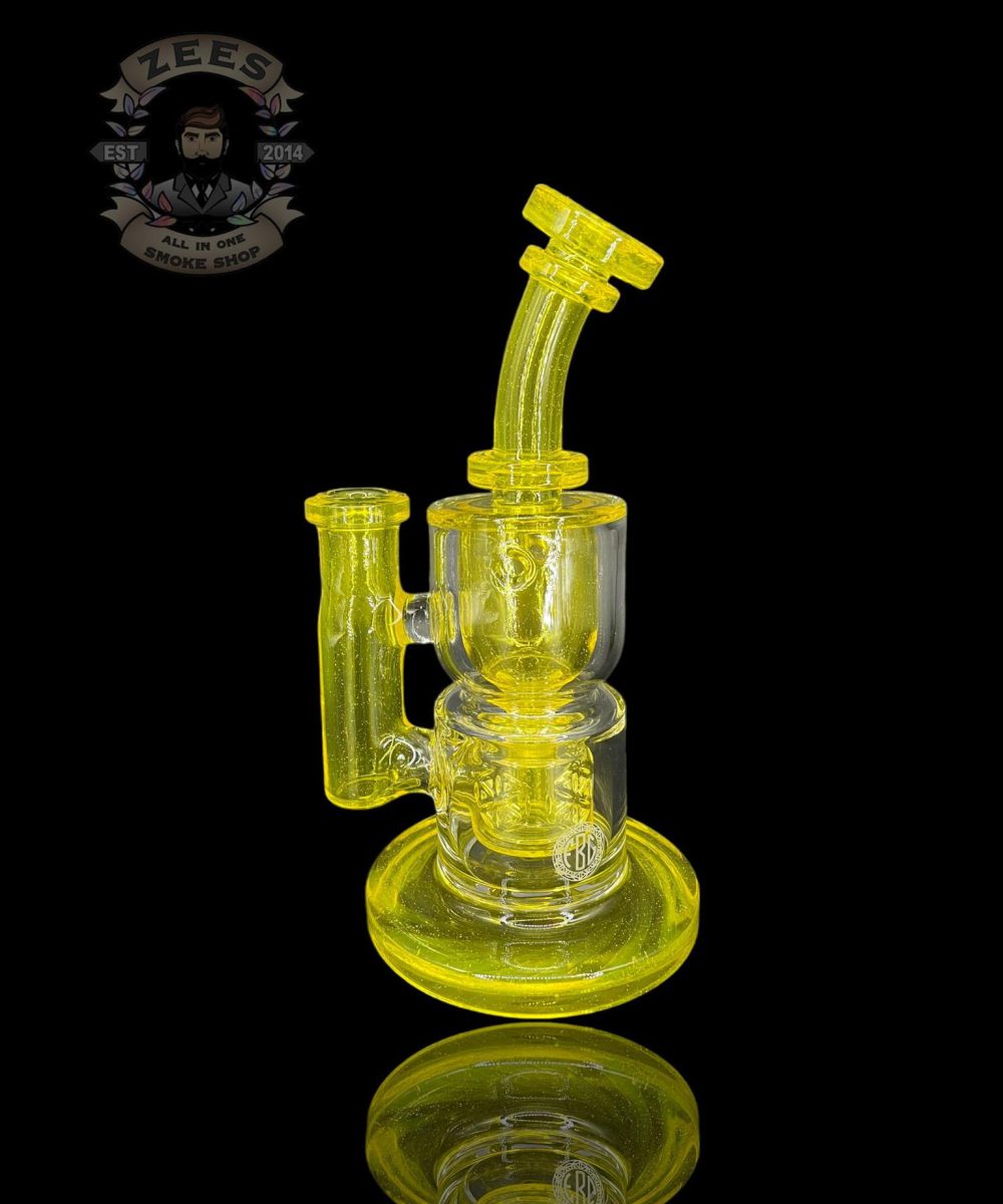 Alternative view of FATBOY GLASS: TERPS CFL MINI HOURGLASS TAURUS INCYCLER RIG
