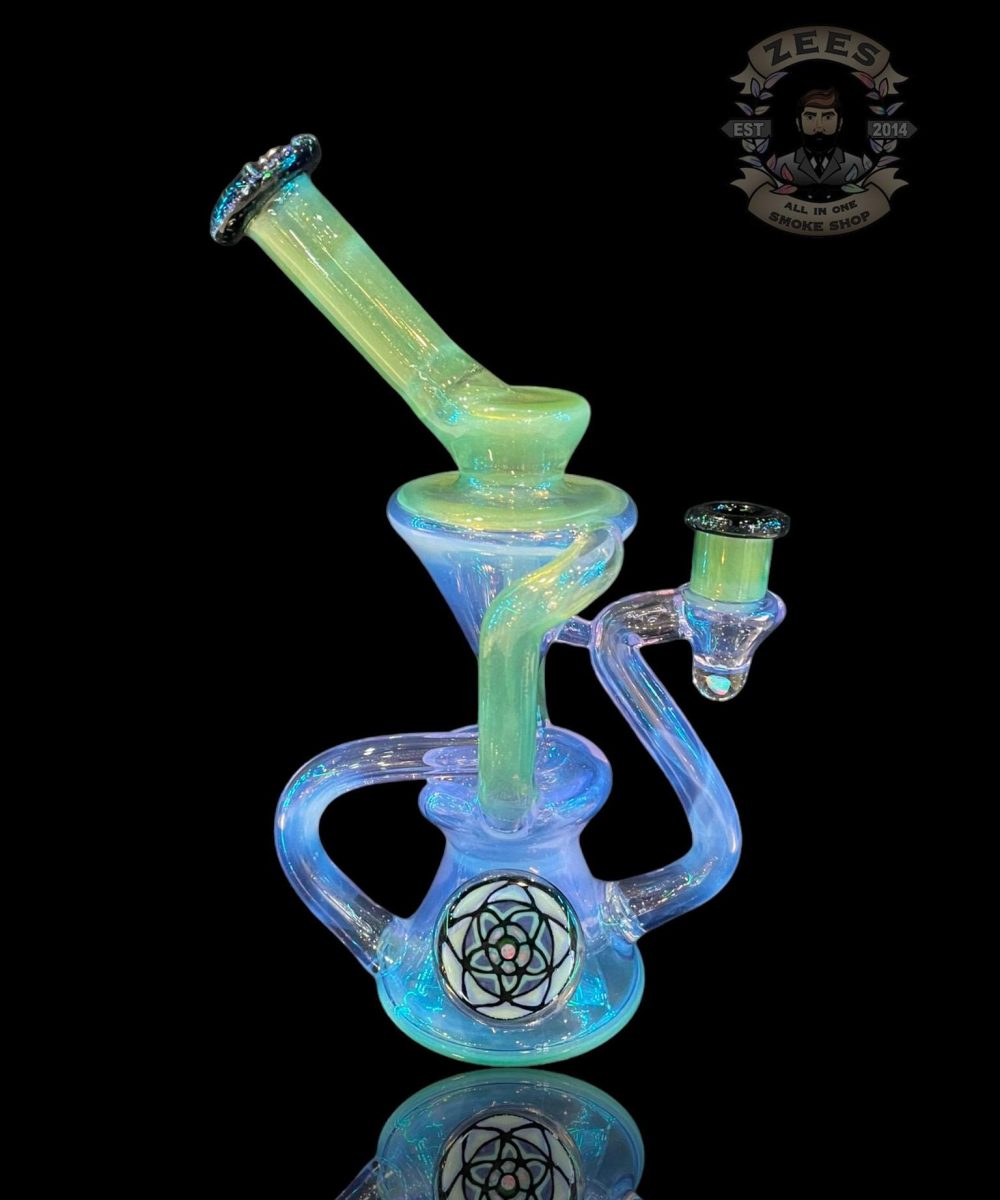 HUMADETHAT: CRUSHED OPAL SLYME x GHOST DUAL UPTAKE FLOATER RECYCLER