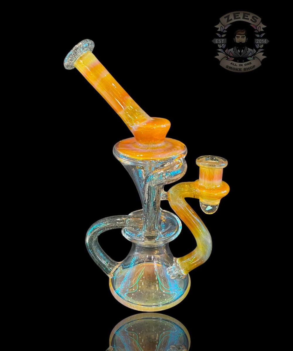 HUMADETHAT: CFL x ORANGE FUME DUAL UPTAKE FLOATER RECYCLER