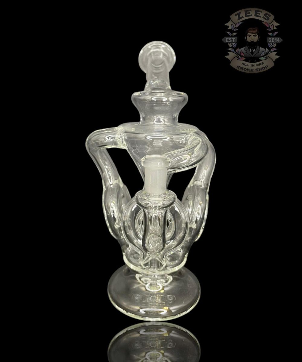 Alternative view of OTW GLASS: CLEAR TRIPLE DONUT RECYCLER #2