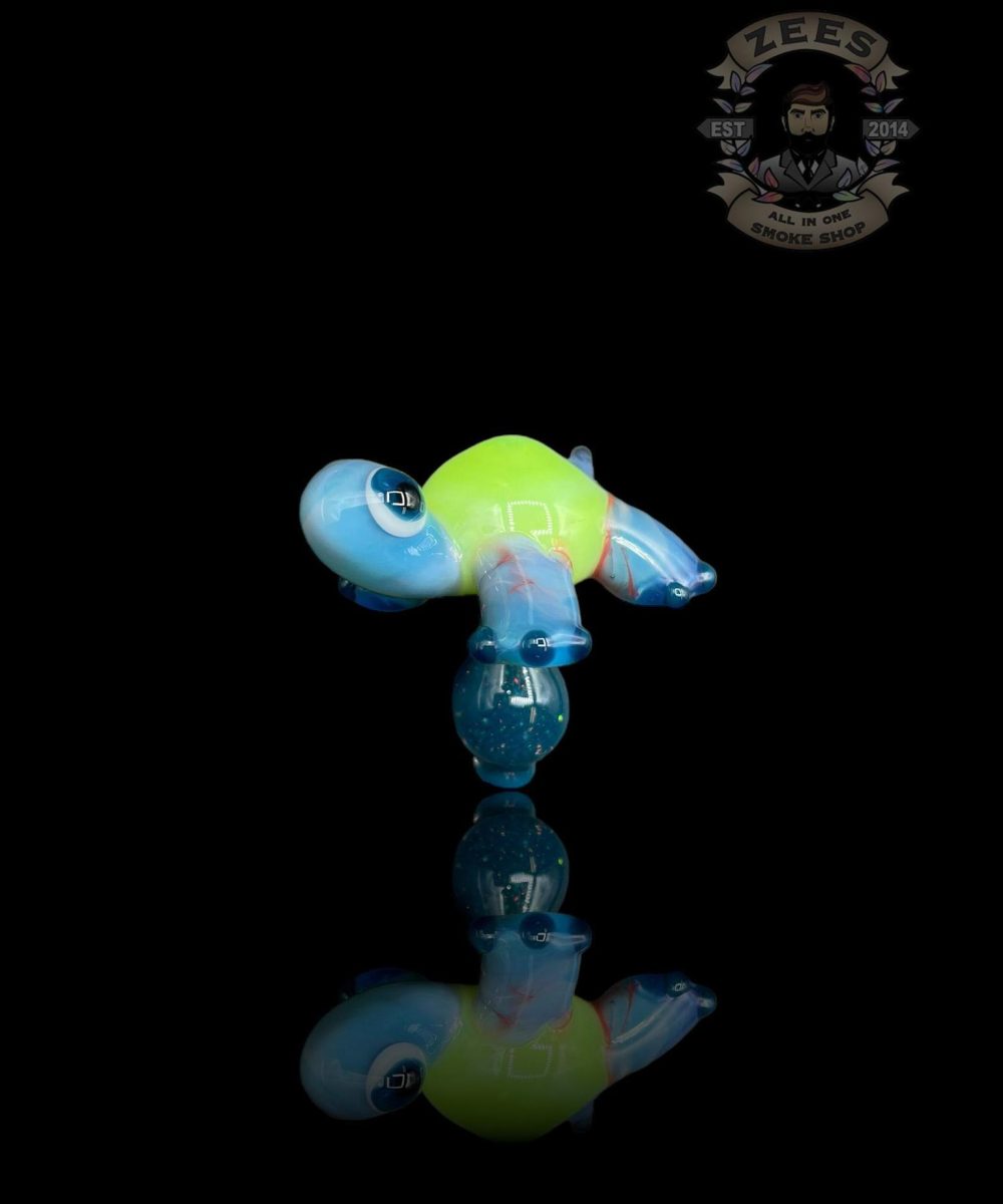 CHEVELLE GLASS: CRUSHED OPAL TURTLE PUFFCO PEAK PRO BALL CAP (1-24)