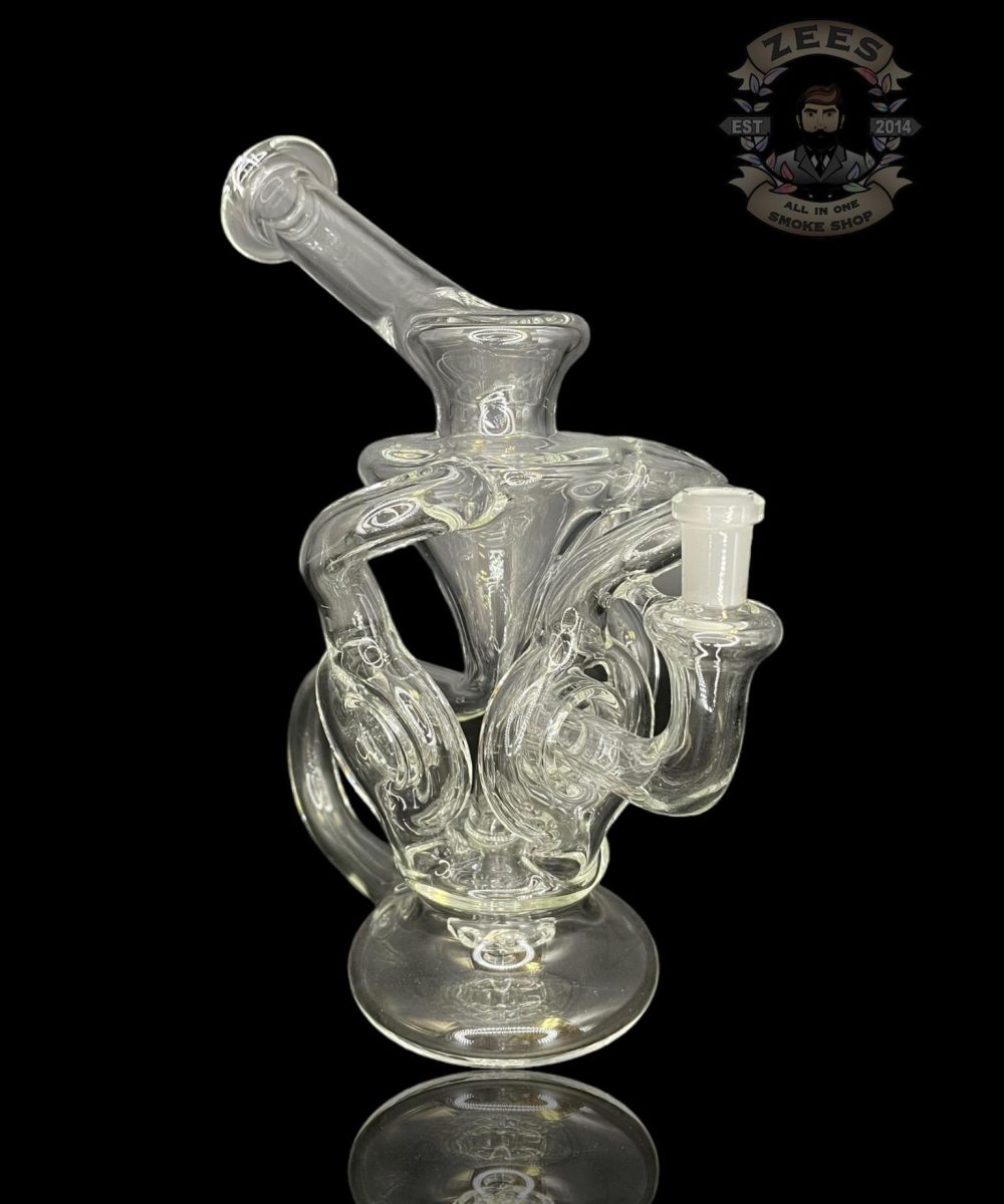 Alternative view of OTW GLASS: CLEAR TRIPLE DONUT RECYCLER #1