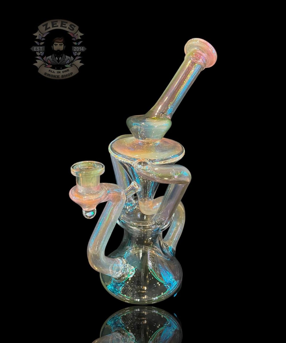 Alternative view of HUMADETHAT: FUMED ENCASED OPAL DUAL UPTAKE FLOATER RECYCLER