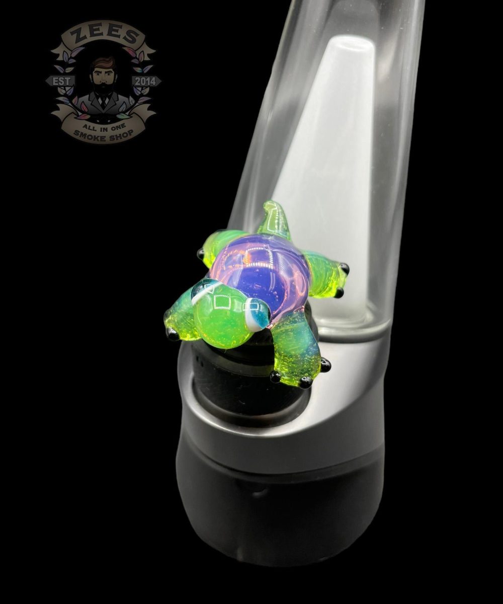 Alternative view of CHEVELLE GLASS: CRUSHED OPAL TURTLE PUFFCO PEAK PRO BALL CAP (25-48)