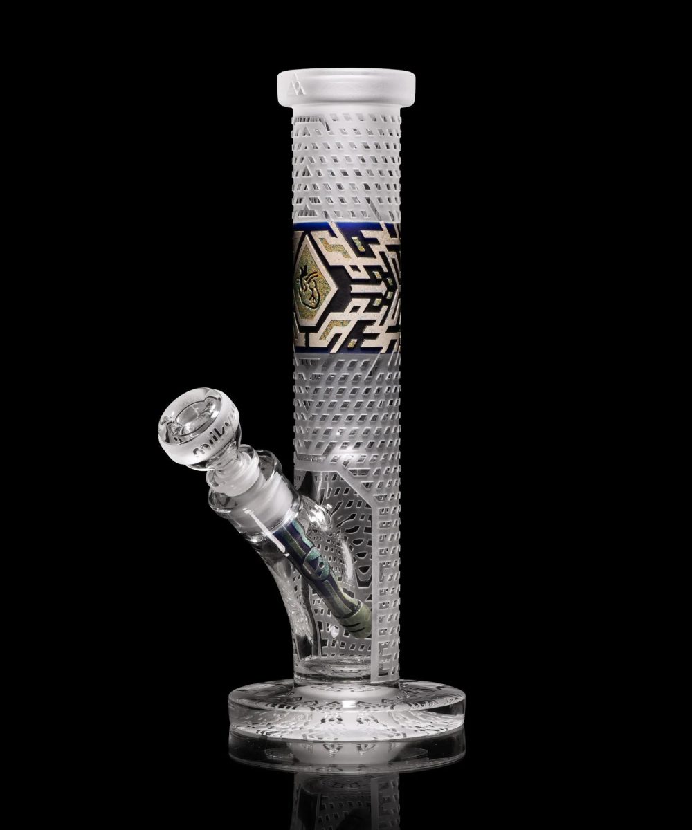 MILKY WAY GLASS: CRYSTALIZED STRAIGHT TUBE (MK-1070)