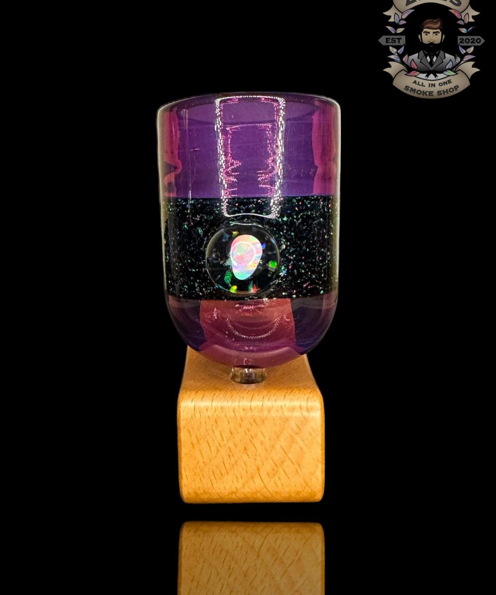 DUSTORM GLASS: CRUSHED OPAL WITH ENCASED OPAL PUFFCO PROXY ATTACHMENT