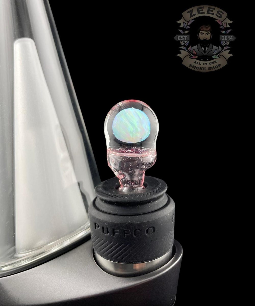 Alternative view of THE DOQ GLASS: 8MM ENCASED OPAL PUFFCO PEAK PRO BALL CAP