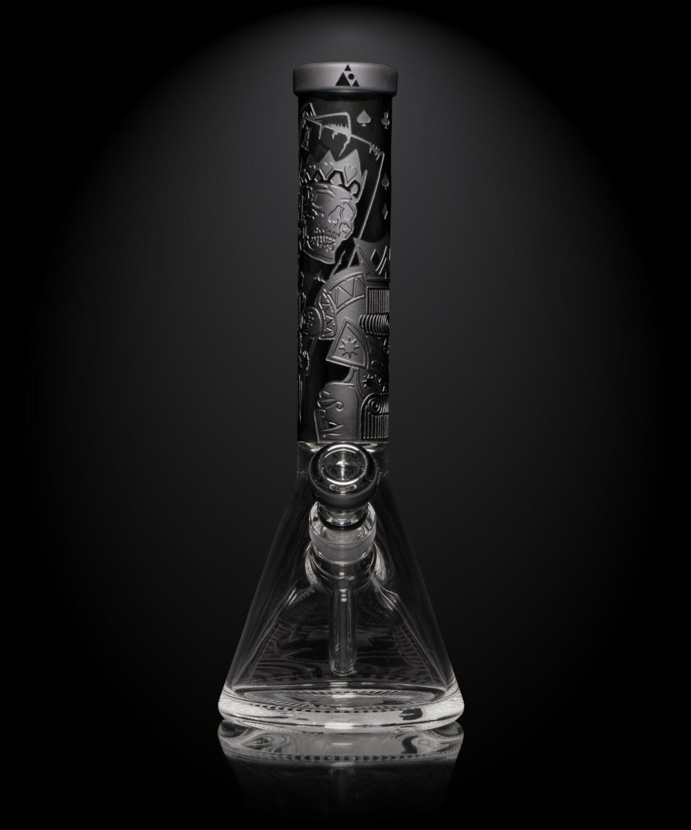 MILKY WAY GLASS: SKULL EMPEROR (SMOKE) (MK-1104)