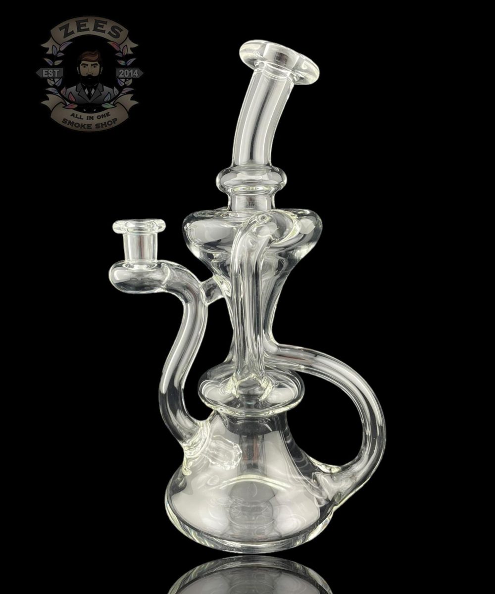 Alternative view of MATT D GLASS: CLEAR DUAL UPTAKE FLOATER RECYCLER #2