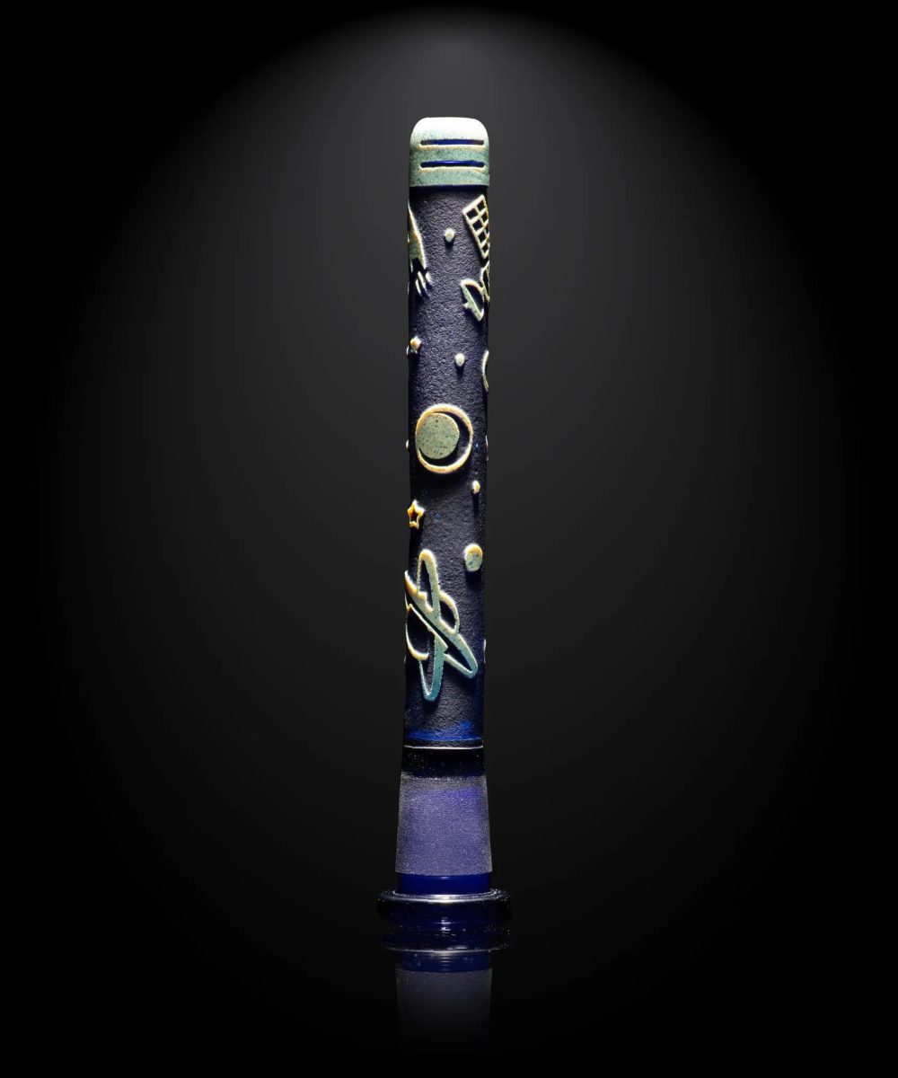 MILKY WAY GLASS: 6" UNIVERSE DOWNSTEM