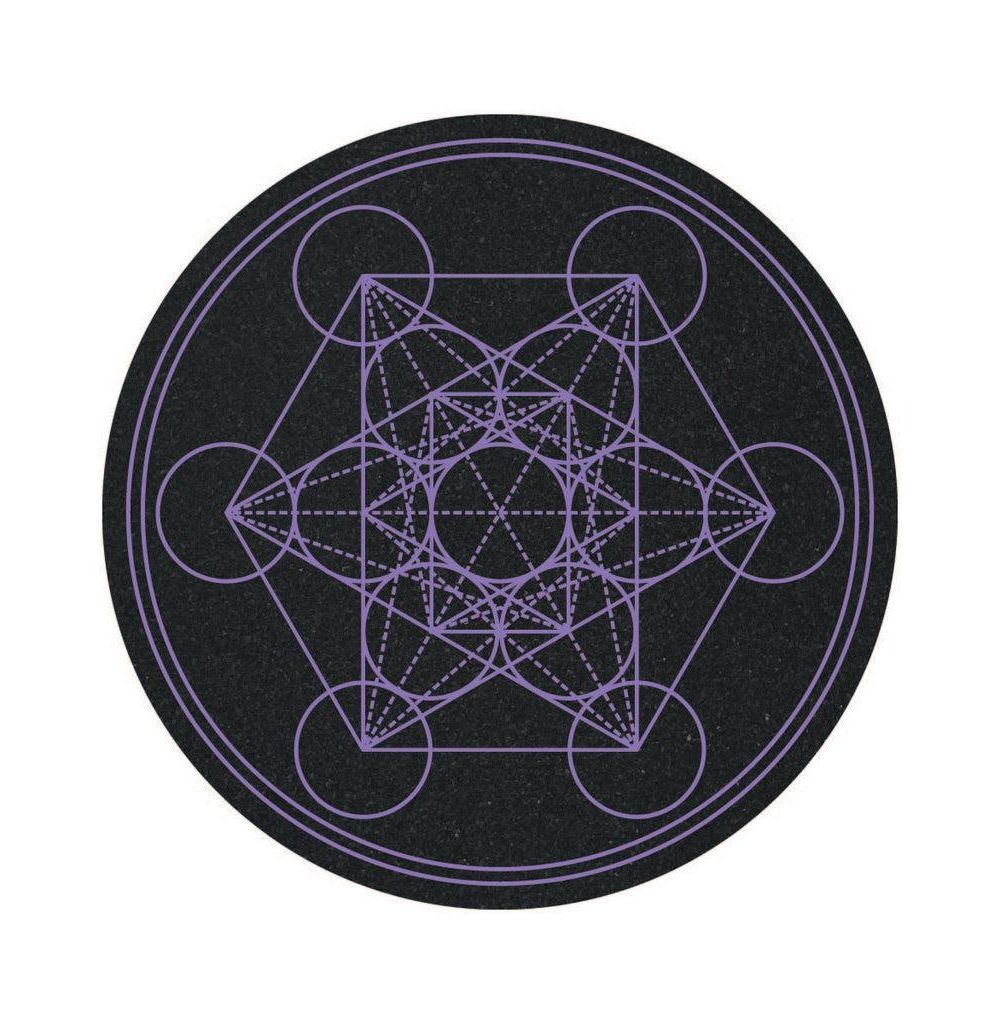 MOOD MATS: 8" VIOLET METATRON