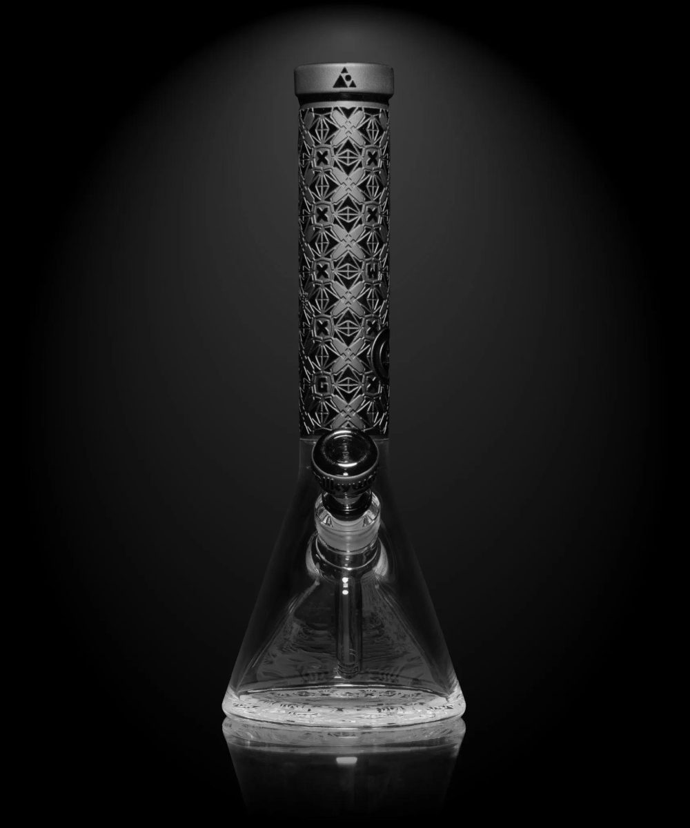 MILKY WAY GLASS: X-MORPHIC: EVO BEAKER (SHADOW) (MK-160)