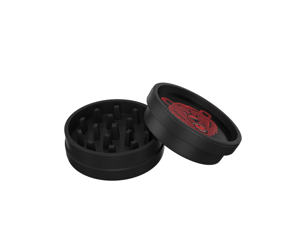 BEAR QUARTZ X SANTA CRUZ SHREDDER: 2PC HEMP GRINDER