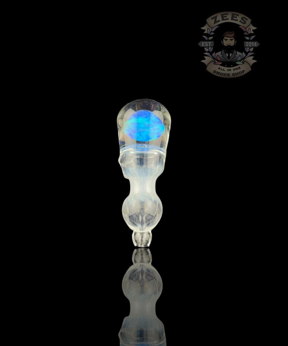 THE DOQ GLASS: 8MM ENCASED OPAL PUFFCO PEAK PRO BALL CAP