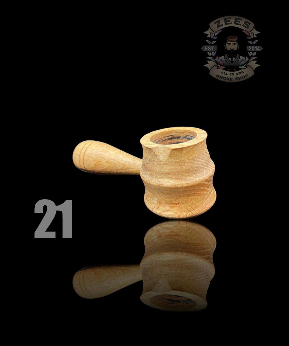 Alternative view of CARVED POURS: WOODEN PIPE PUFFCO PROXY ATTACHMENT (21-45)