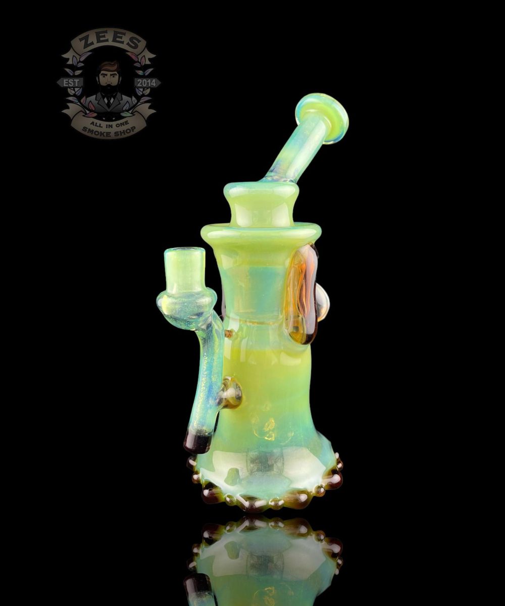 Alternative view of DJINN GLASS: MOSSY SLYME x AMBER GILL RECYCLER