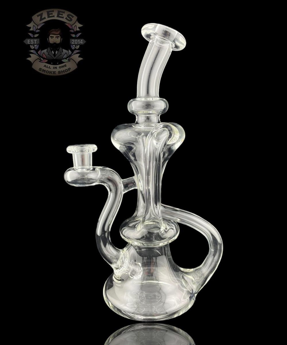 Alternative view of MATT D GLASS: CLEAR DUAL UPTAKE FLOATER RECYCLER #3
