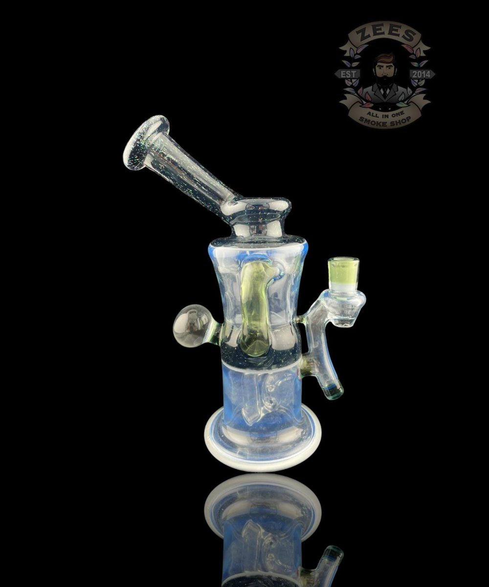 DJINN GLASS: GHOST x MISCHIEF CFL CRUSHED OPAL GILL RECYCLER