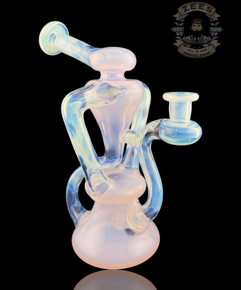 MATT D GLASS: JADE PINK x LUCY x GHOST UPTAKE FLOATER RECYCLER