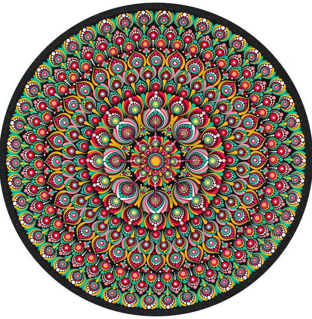 MOOD MATS: 12" THOUGHTFUL DOTS