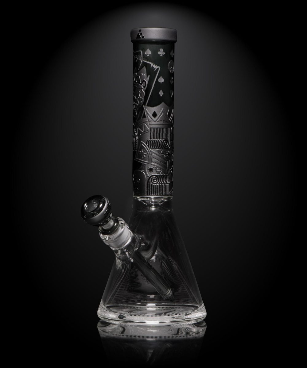 Alternative view of MILKY WAY GLASS: SKULL EMPEROR (SMOKE) (MK-1104)