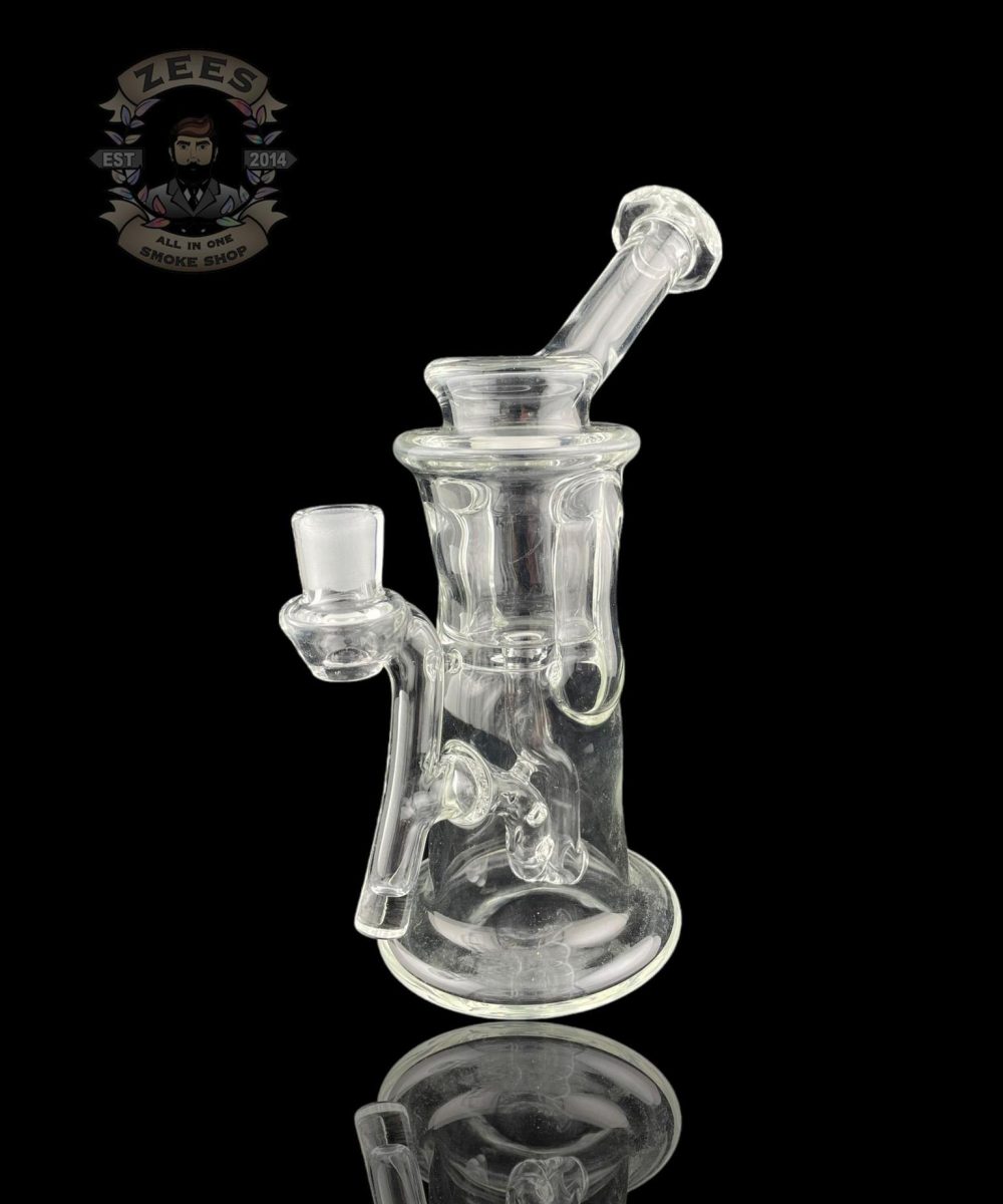 Alternative view of DJINN GLASS: CLEAR FACETED GILL RECYCLER