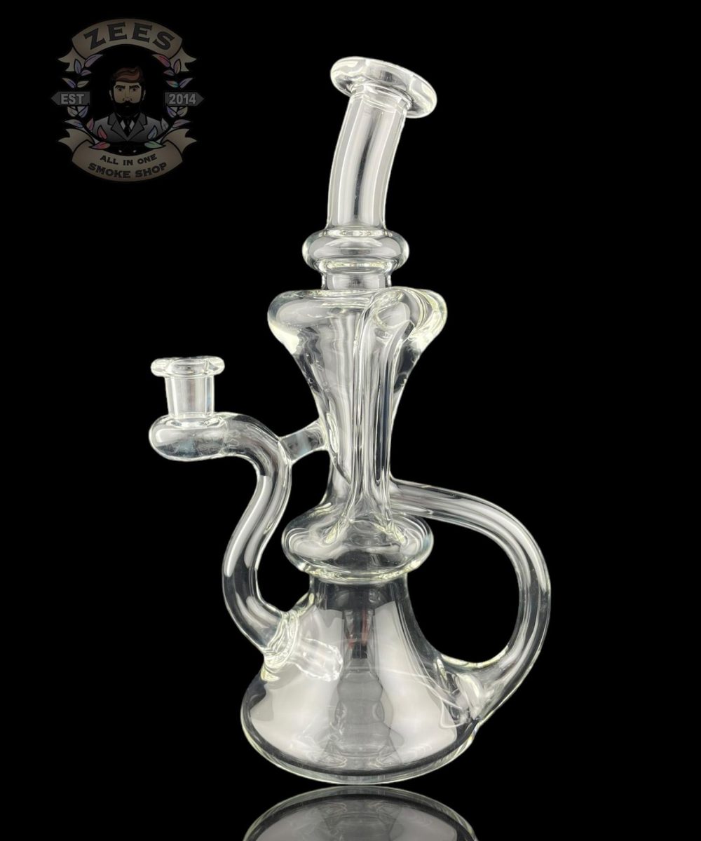 Alternative view of MATT D GLASS: CLEAR DUAL UPTAKE FLOATER RECYCLER #1