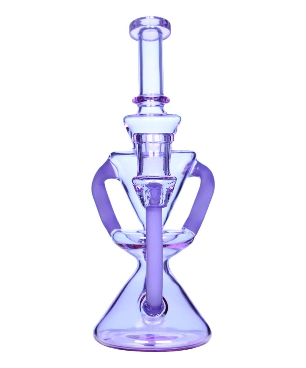 Alternative view of IRIDESCENT GLASS: 5" DUAL RECYCLER FULL COLOR